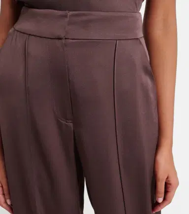 Simkhai Kyra high-rise satin wide-leg pants | Thumbnail 4