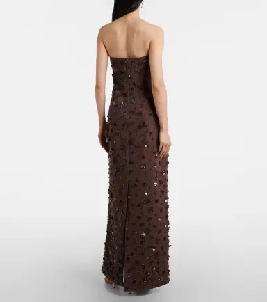 Simkhai Serafina embellished bustier gown | Thumbnail 2