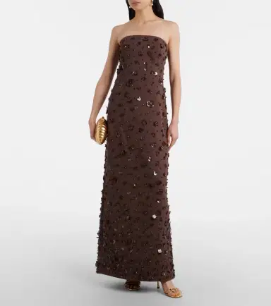 Simkhai Serafina embellished bustier gown | Thumbnail 3