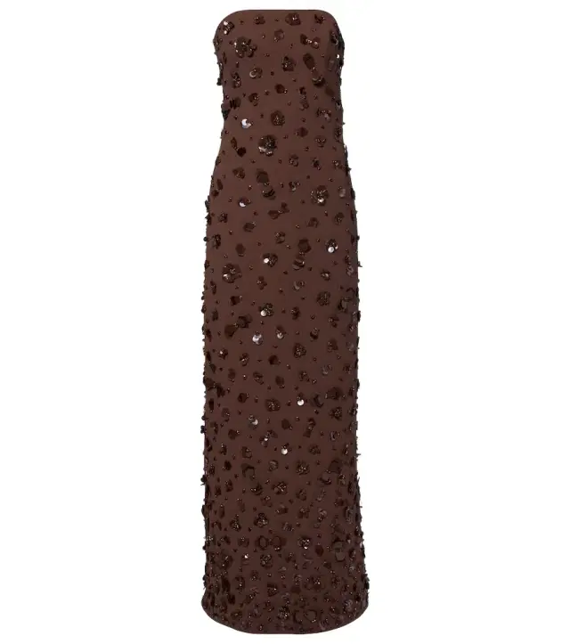 Simkhai Serafina embellished bustier gown