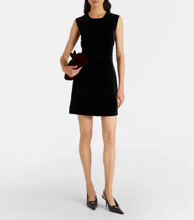 Veronica Beard Svetlana velvet minidress | Thumbnail 3 Veronica Beard Svetlana velvet minidress | Thumbnail 3