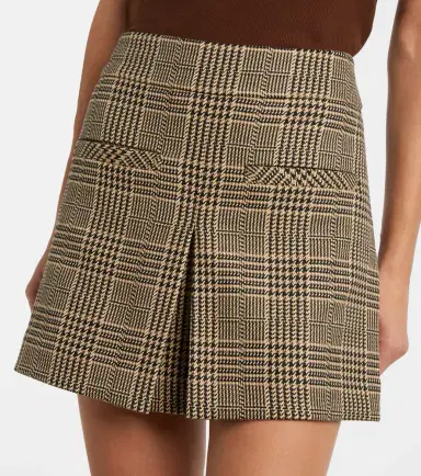 Veronica Beard Pavaline houndstooth miniskirt | Thumbnail 3