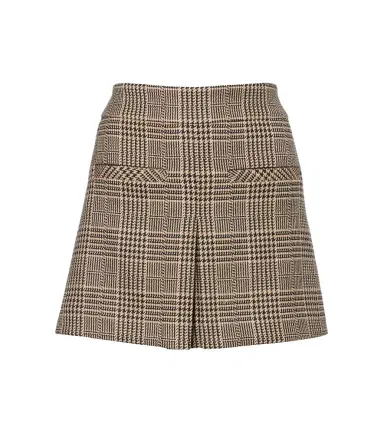 Veronica Beard Pavaline houndstooth miniskirt | Thumbnail 1