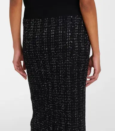 Veronica Beard Corbin tweed midi skirt | Thumbnail 4