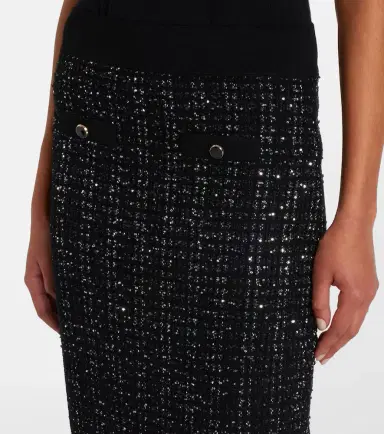 Veronica Beard Corbin tweed midi skirt | Thumbnail 5