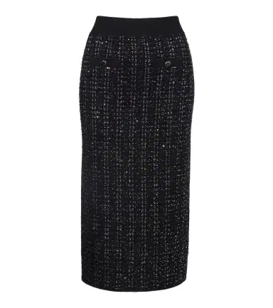 Veronica Beard Corbin tweed midi skirt | Thumbnail 1