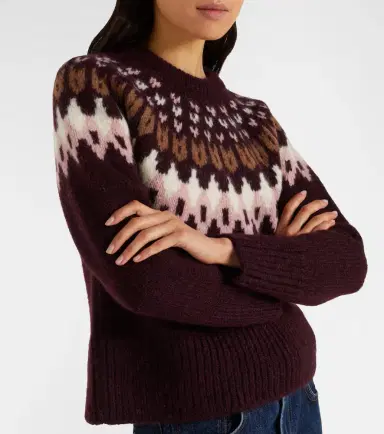 Veronica Beard Anne Fair Isle wool-blend sweater | Thumbnail 2