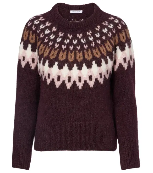 Veronica Beard Anne Fair Isle wool-blend sweater