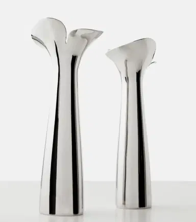 Georg Jensen Bloom Botanica set of 2 candle holders by Helle Damkjær | Thumbnail 2