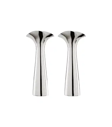 Georg Jensen Bloom Botanica set of 2 candle holders by Helle Damkjær | Thumbnail 1