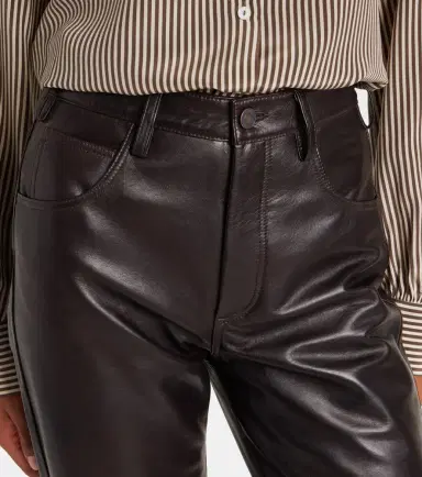 Nili Lotan Leather bootcut pants | Thumbnail 4 Nili Lotan Leather bootcut pants | Thumbnail 4