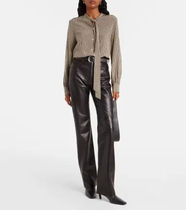 Nili Lotan Leather bootcut pants | Thumbnail 5 Nili Lotan Leather bootcut pants | Thumbnail 5