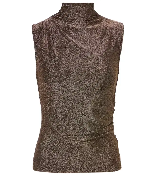 Veronica Beard Mylie glitter jersey top