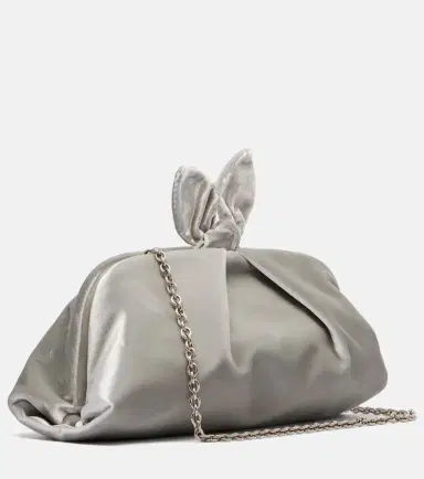 Aquazzura Bow Tie velvet clutch | Thumbnail 2
