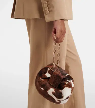 Gabriela Hearst Demi Small calf hair clutch | Thumbnail 4