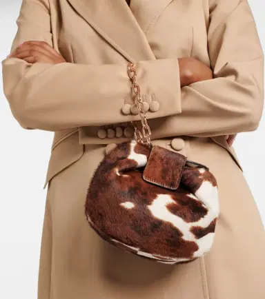 Gabriela Hearst Demi Small calf hair clutch | Thumbnail 5