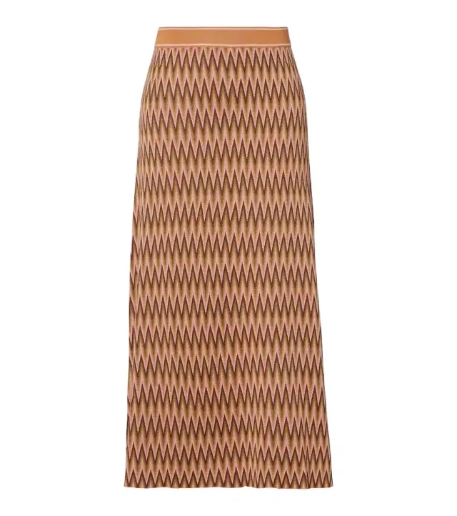 Rixo Brandy jacquard midi skirt