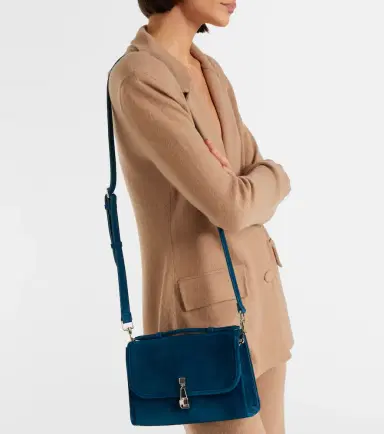 Gabriela Hearst Leonora small suede crossbody bag | Thumbnail 4 Gabriela Hearst Leonora small suede crossbody bag | Thumbnail 4