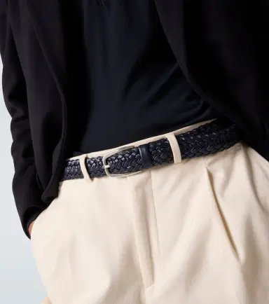 Zegna Braided leather belt | Thumbnail 4