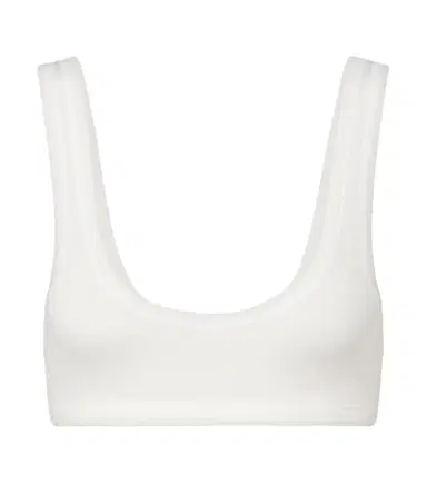 Calvin Klein Collection Lillian cotton-blend bralette | Thumbnail 1