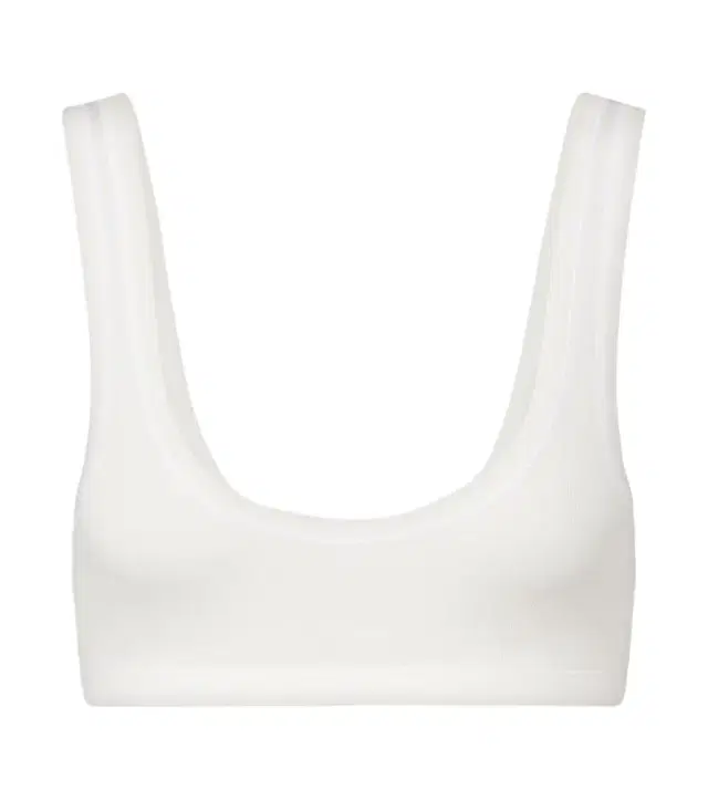 Lillian cotton-blend bralette