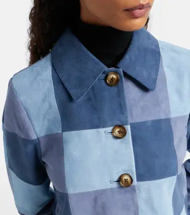 Rixo Patchwork suede jacket | Thumbnail 5 Rixo Patchwork suede jacket | Thumbnail 5