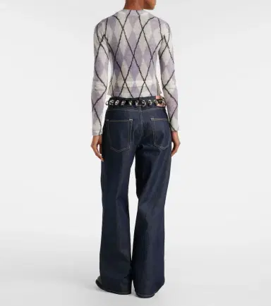 Acne Studios 1981 mid-rise wide-leg jeans | Thumbnail 5