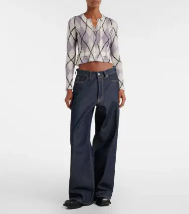 Acne Studios 1981 mid-rise wide-leg jeans | Thumbnail 6