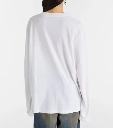 Acne Studios Edden oversized cotton-blend T-shirt | Thumbnail 3 Acne Studios Edden oversized cotton-blend T-shirt | Thumbnail 3