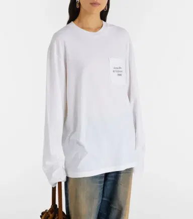Acne Studios Edden oversized cotton-blend T-shirt | Thumbnail 5 Acne Studios Edden oversized cotton-blend T-shirt | Thumbnail 5