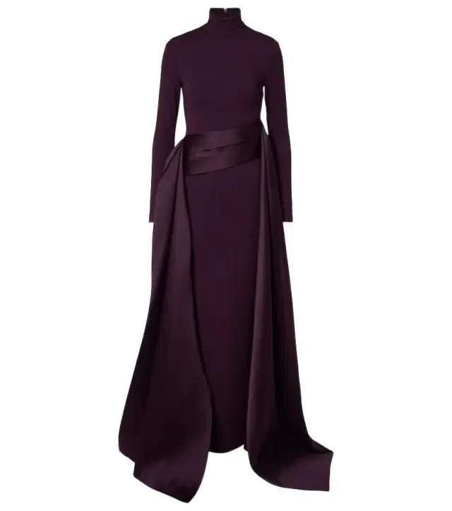 Olivia draped gown