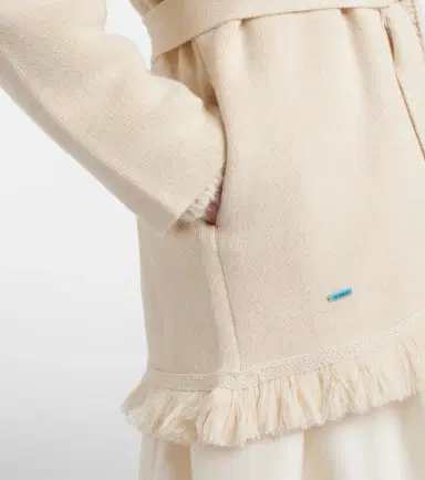 Alanui Finest fringed cashmere and cotton cardigan | Thumbnail 2
