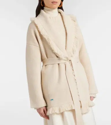 Alanui Finest fringed cashmere and cotton cardigan | Thumbnail 3