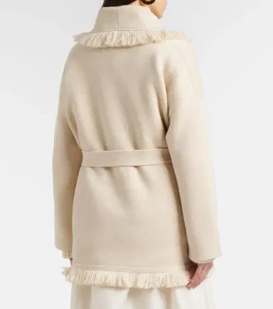 Alanui Finest fringed cashmere and cotton cardigan | Thumbnail 4
