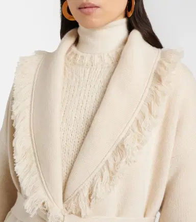 Alanui Finest fringed cashmere and cotton cardigan | Thumbnail 6