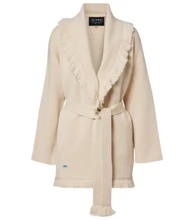 Alanui Finest fringed cashmere and cotton cardigan | Thumbnail 1