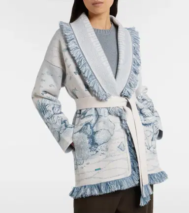Alanui Deep In The Ocean wool-blend cardigan | Thumbnail 3