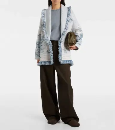 Alanui Deep In The Ocean wool-blend cardigan | Thumbnail 4