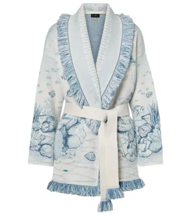 Alanui Deep In The Ocean wool-blend cardigan | Thumbnail 1
