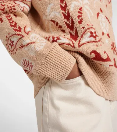 Alanui Echoes Of The Island wool and cotton sweater | Thumbnail 2