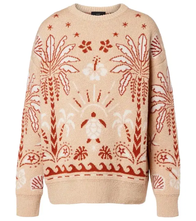 Alanui Echoes Of The Island wool and cotton sweater