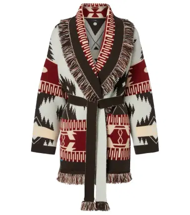Alanui Icon Jacquard cashmere cardigan | Thumbnail 1 Alanui Icon Jacquard cashmere cardigan | Thumbnail 1