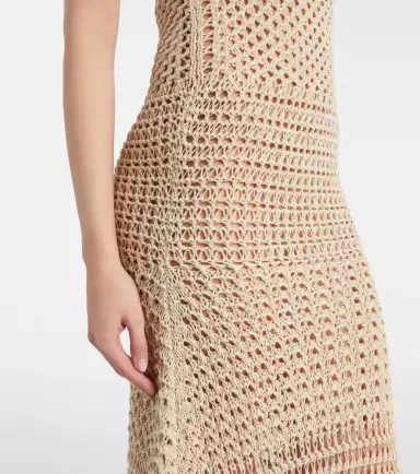 Alanui The Sound Of The Sea crochet maxi dress | Thumbnail 2