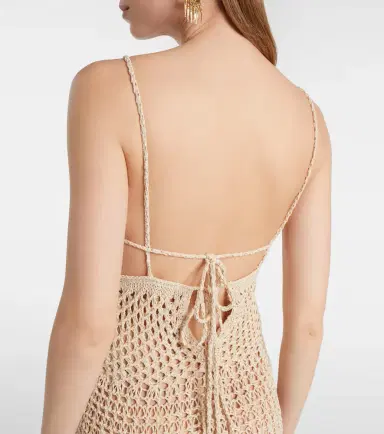 Alanui The Sound Of The Sea crochet maxi dress | Thumbnail 5