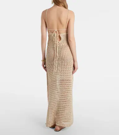 Alanui The Sound Of The Sea crochet maxi dress | Thumbnail 6