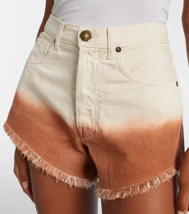 Alanui Shades Of Eden denim shorts | Thumbnail 5 Alanui Shades Of Eden denim shorts | Thumbnail 5