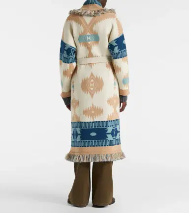 Alanui Icon jacquard virgin wool cardigan | Thumbnail 2 Alanui Icon jacquard virgin wool cardigan | Thumbnail 2