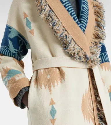 Alanui Icon jacquard virgin wool cardigan | Thumbnail 6 Alanui Icon jacquard virgin wool cardigan | Thumbnail 6