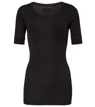 Calvin Klein Collection Ribbed-knit cotton-blend top | Thumbnail 1
