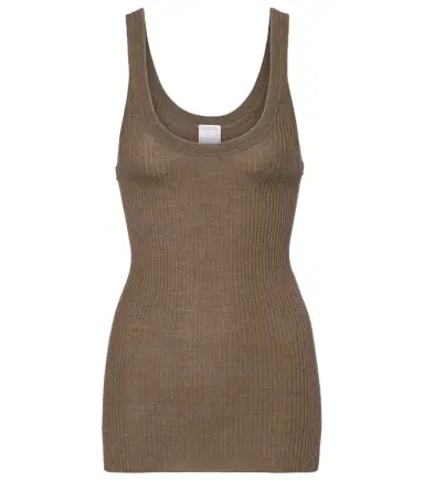 Calvin Klein Collection Ella ribbed-knit wool tank top | Thumbnail 1